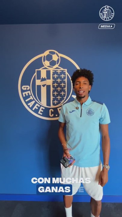 PRIMERAS PALABRAS DE   COMO NUEVO JUGADOR DEL GETAFE