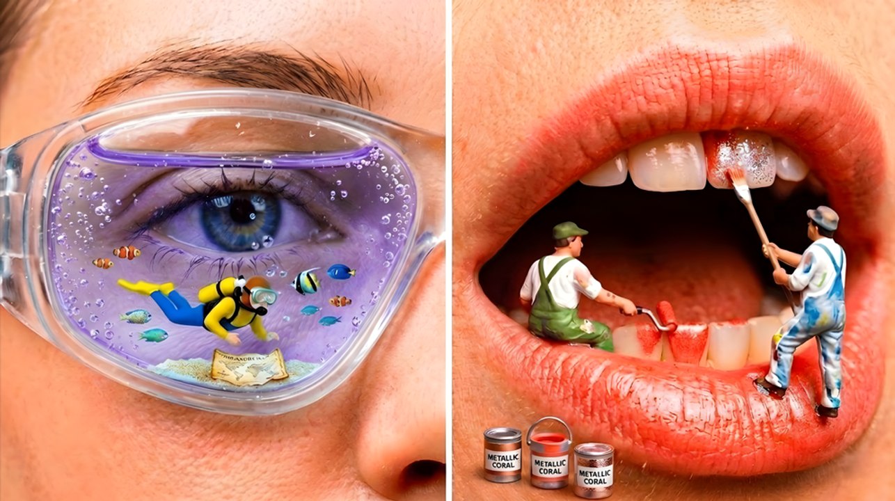 Surprising Miniature Crafts, Finger Painting id...