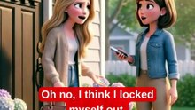 I LOCKED MYSELF OUT! 🔑😬 Easy English Conversation #shorts