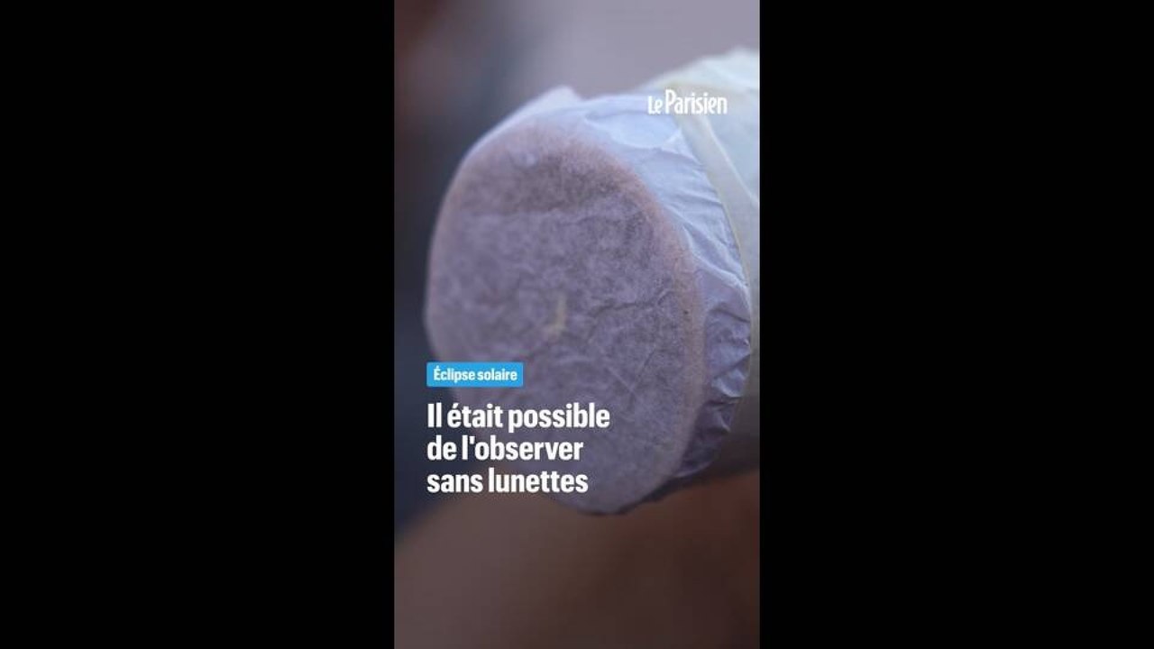 Éclipse : ils ont pu voir l'éclipse sans lunettes