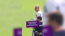 Haaland is back at Manchester City after World Cup heroics