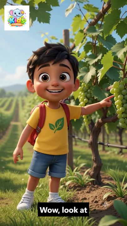 🍇 Arjun’s Grape Adventure | How Do Grapes Grow?