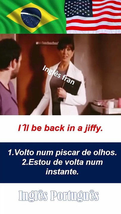 I´ll be back in a jiffy.