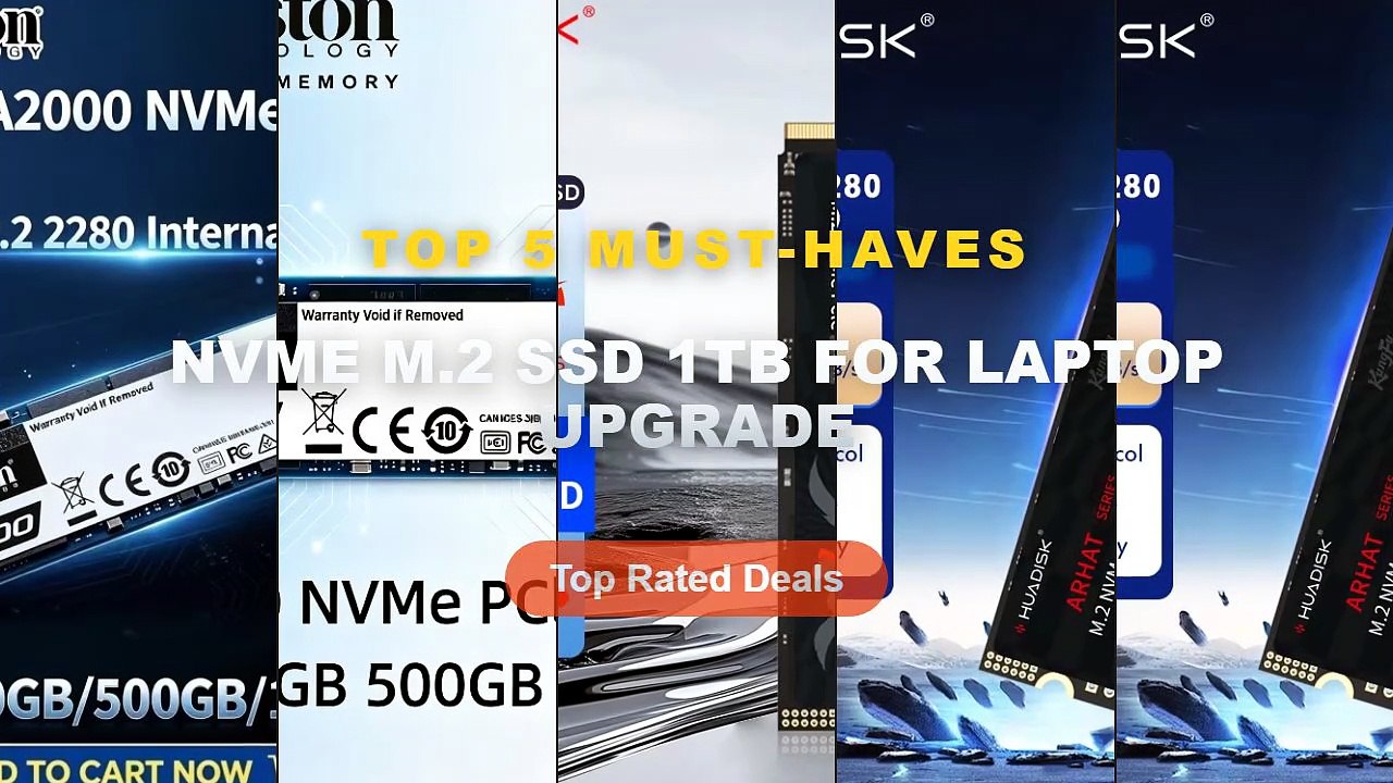 Amazing NVMe M.2 SSD 1TB For Laptop Upgrade You Need To See - HUADISK M2 NVME 128GB 256GB 512GB 1TB SSD Internal Hard Di...