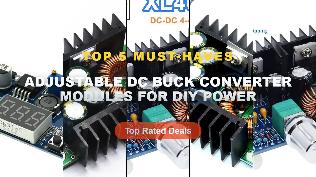 Adjustable DC Buck Converter Modules For DIY Po...