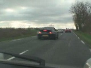 se faire doubler par la gamme Porsche et Ferrari