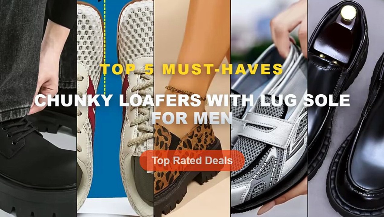 Best Chunky Loafers With Lug Sole For Men on Al...