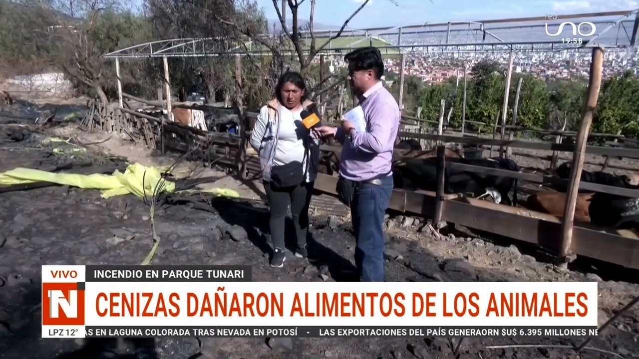 FUEGO  CENIZAS PARQUE TUNARI CBBA