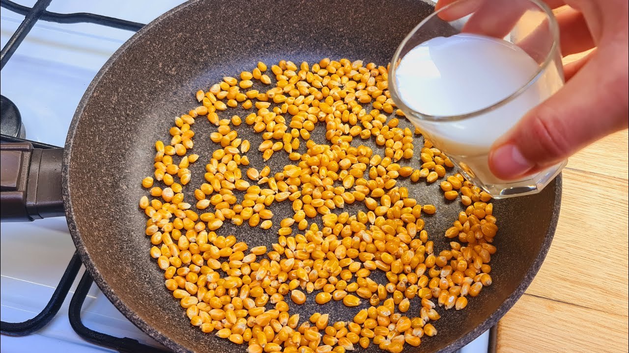 Popcorn Rezept mit Mais und Milch, überraschen Sie damit alle!