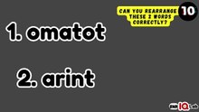 #UseYourBrain 😒 Can You Rearrange These 2 Words Correctly? ✏️