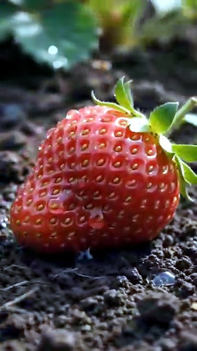 Strawberry 🍓🌱 From Fruit to New Plant | Nature Rebirth Cycle
