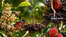 Lychee 🍒🌱 From Fruit to Tree | Amazing Nature Rebirth Cycle