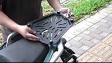 Big Motorcycle Trunk Box Store Helmet Luggage Top Bag Storage Carrier #tech #fyp  #viral #trend #shorts
