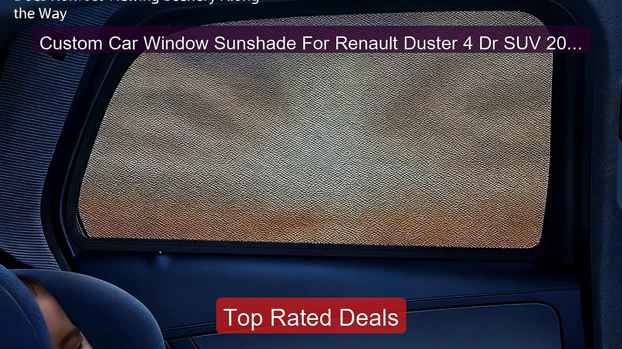 Custom Car Window Sunshade For Renault Duster 4...