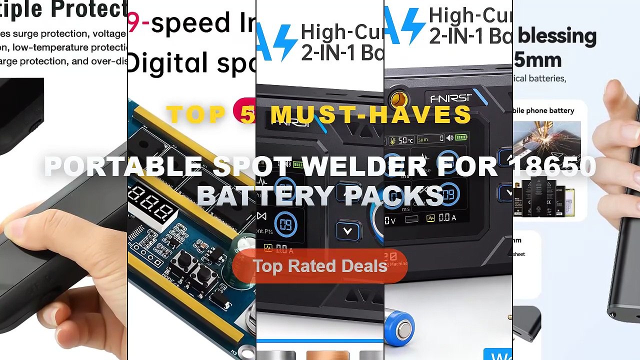 Portable Spot Welder For 18650 Battery Packs: Top 5 Best Sellers - Awgem Portable Spot Welder DIY Handheld Spot Welding ...