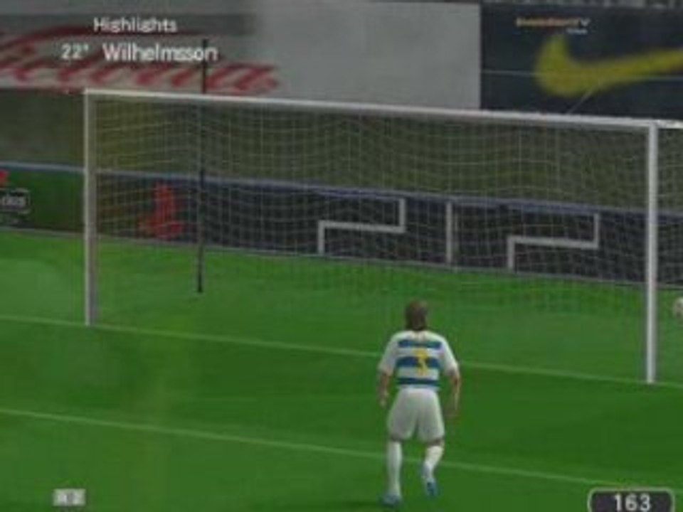 pes6 manager: songoku - cartman funny goal