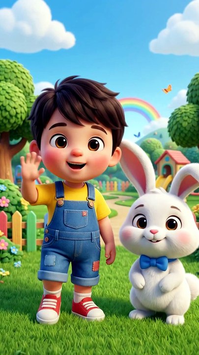 Hello Hello! 🎵 | Sing, Clap & Hop | Fun Nursery Rhyme for Kids | KubuKids Club