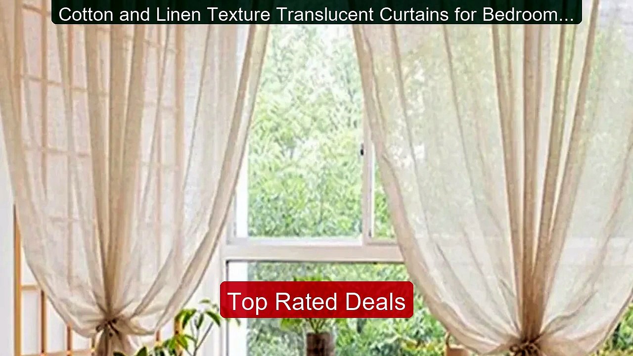 Cotton and Linen Texture Translucent Curtains for Bedroom Living R... -- Best Deal 2026 | Shop Now!