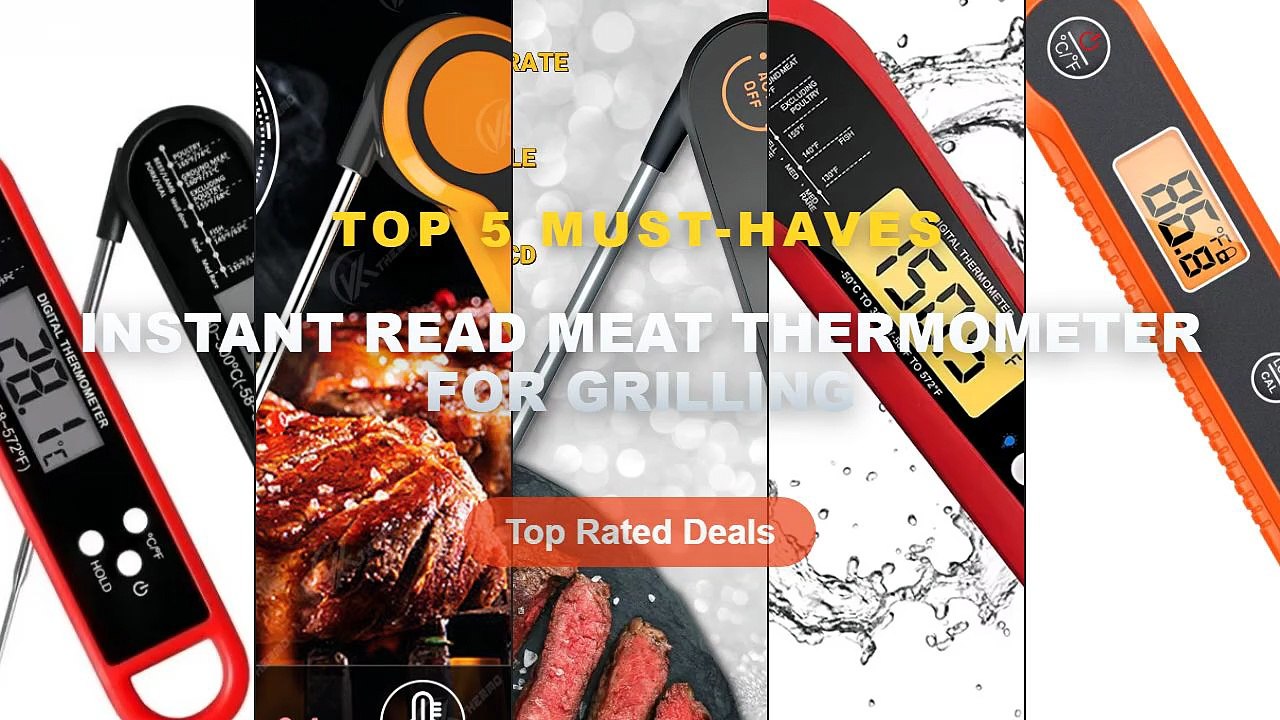 Best Instant Read Meat Thermometer For Grilling on AliExpress | Review - TempPro TP03H Digital Instant Read Meat Thermom...