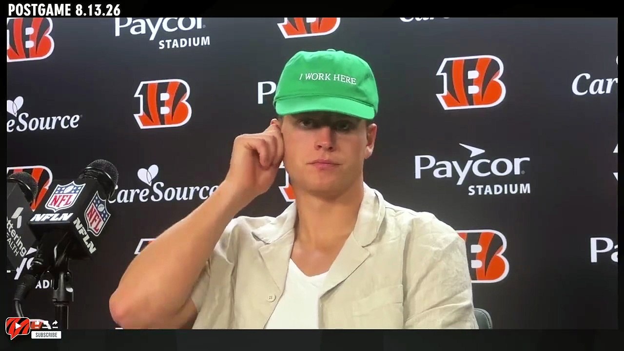 Joe Burrow on Bengals' Preseason Opener Against Lions