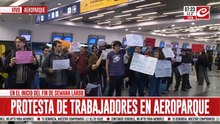 Protesta de trabajadores en Aeroparque: ¿peligra la salida de los vuelos?