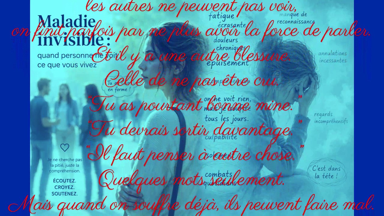 PAROLES DE KHAL ( Maladie invisible : quand per...