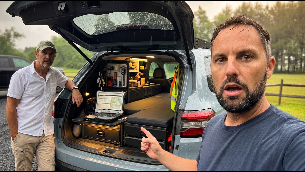 He Converted His Honda Pilot SUV into a Mobile Dwelling Camper
