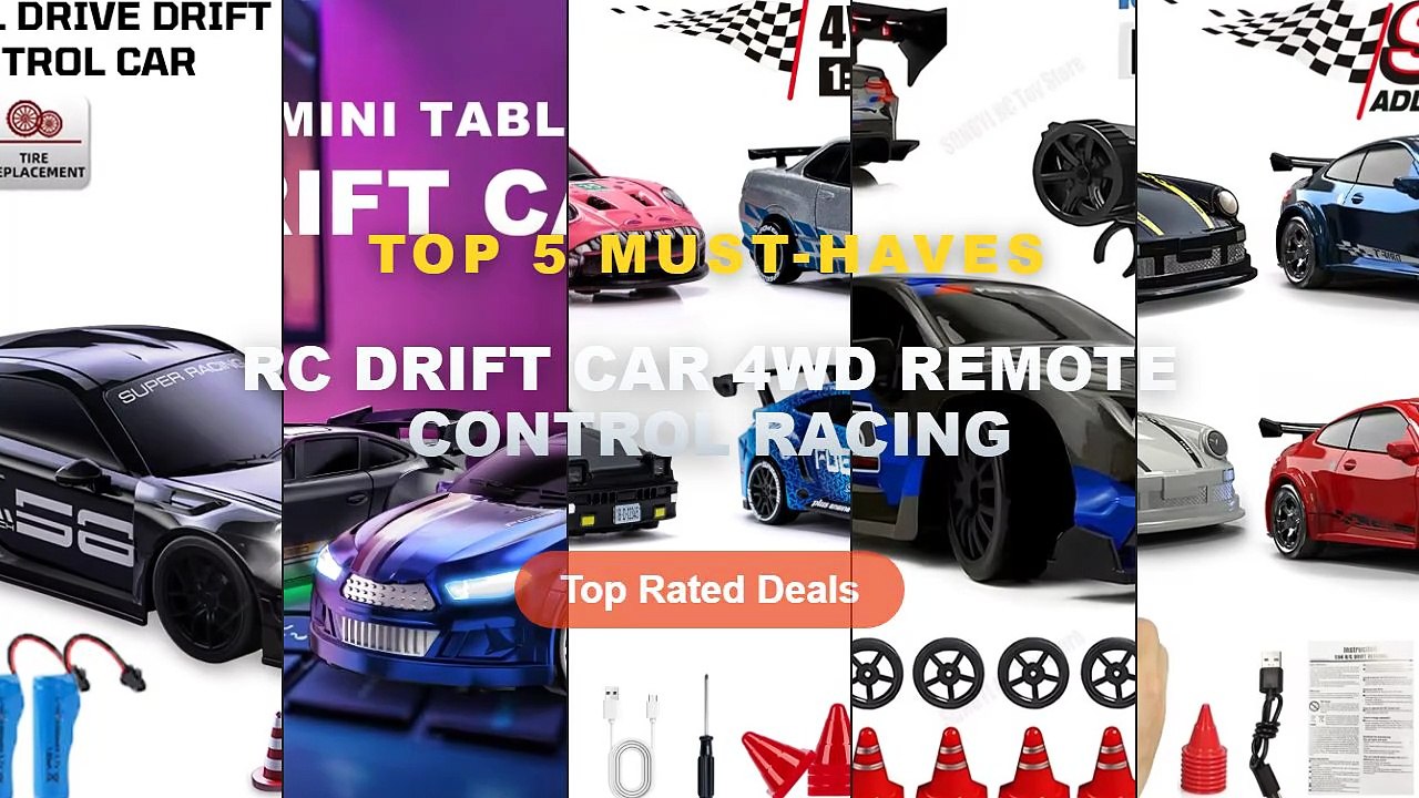 Cheap & Best RC Drift Car 4WD Remote Control Ra...