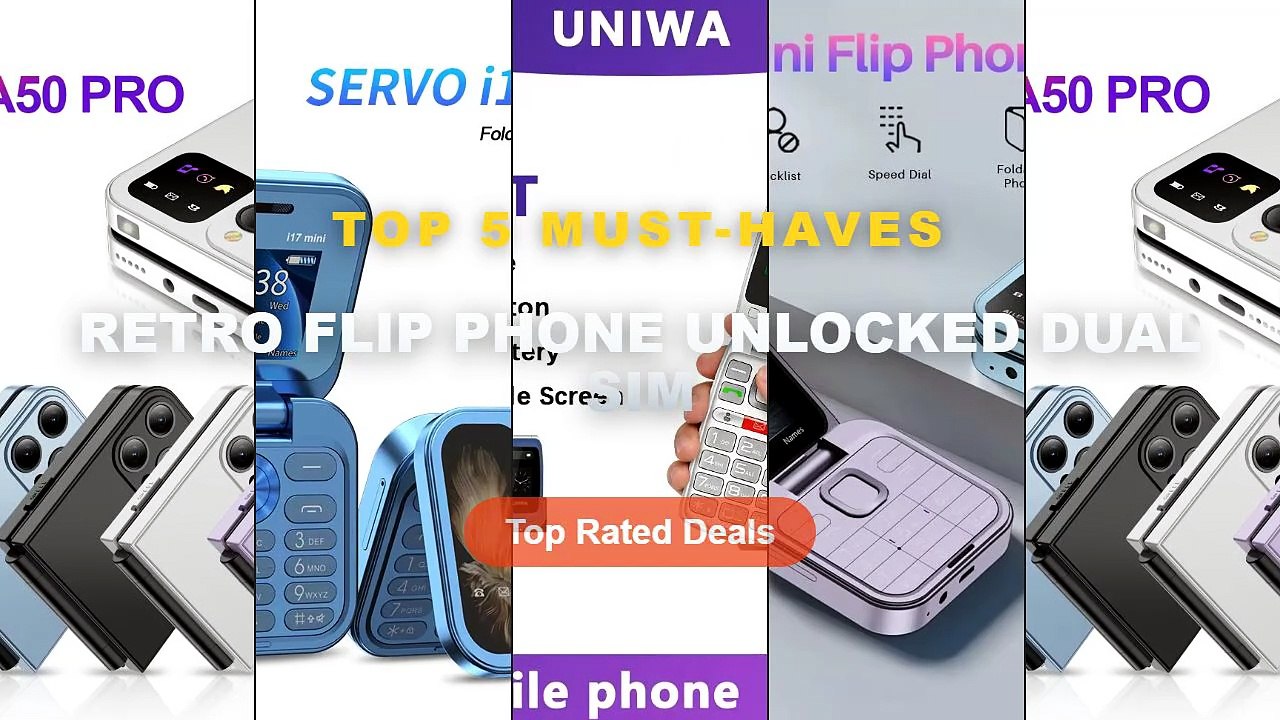 Retro Flip Phone Unlocked Dual SIM: Top 5 Best...