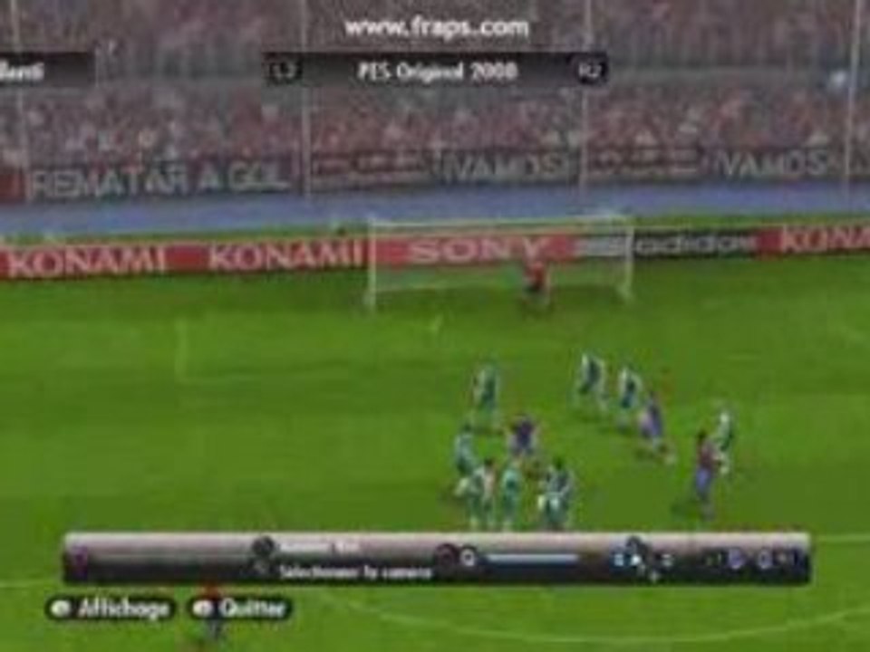 PES2008 messi coup franc