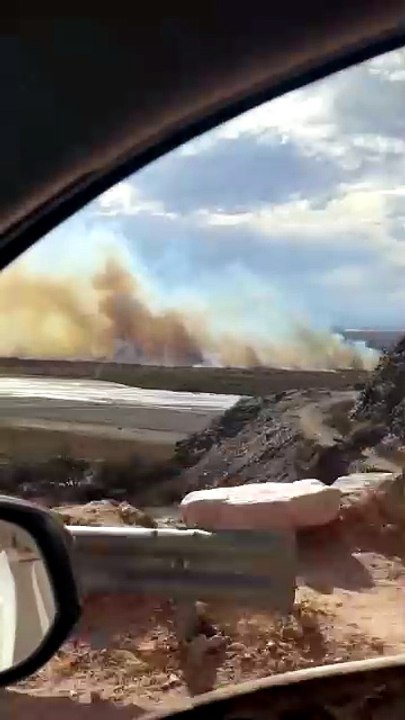 Cafayate: Defensa Civil confirmó que el incendi...