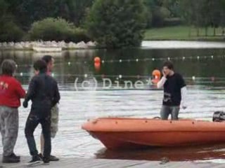 Quentin et Jeremy sur la barque