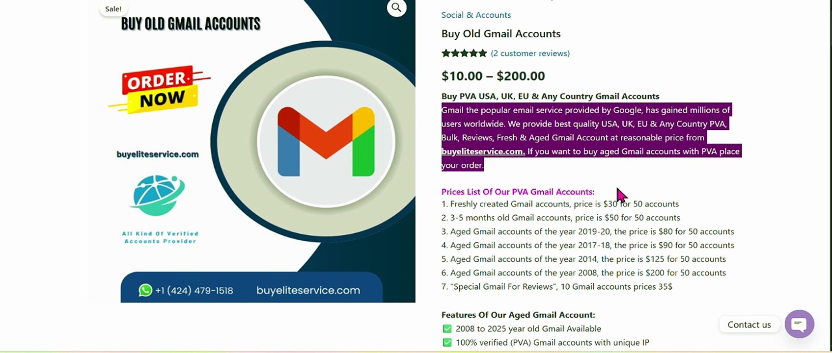 Best 5 Sites To Buy Gmail Accounts in Bulk (PVA &