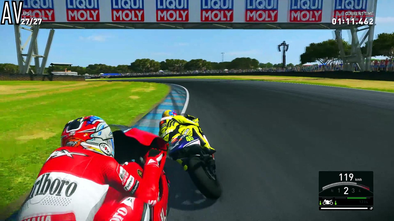 MotoGP 16: VR46 Historic Events REVISITED in 4K - On the Last Bend (Phillip Island 2001)