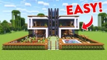 Minecraft: How To Build A Modern House - Tutorial
