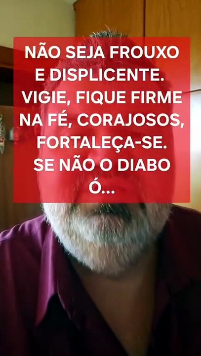 Não seja frouxo e nem distraído. Porque não Jesus? 14/08/2026
