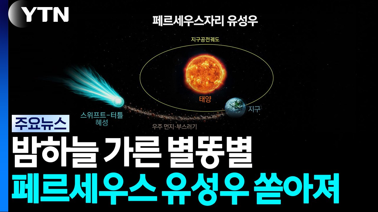 밤하늘 가른 별똥별...페르세우스 유성우 쏟아져 / YTN