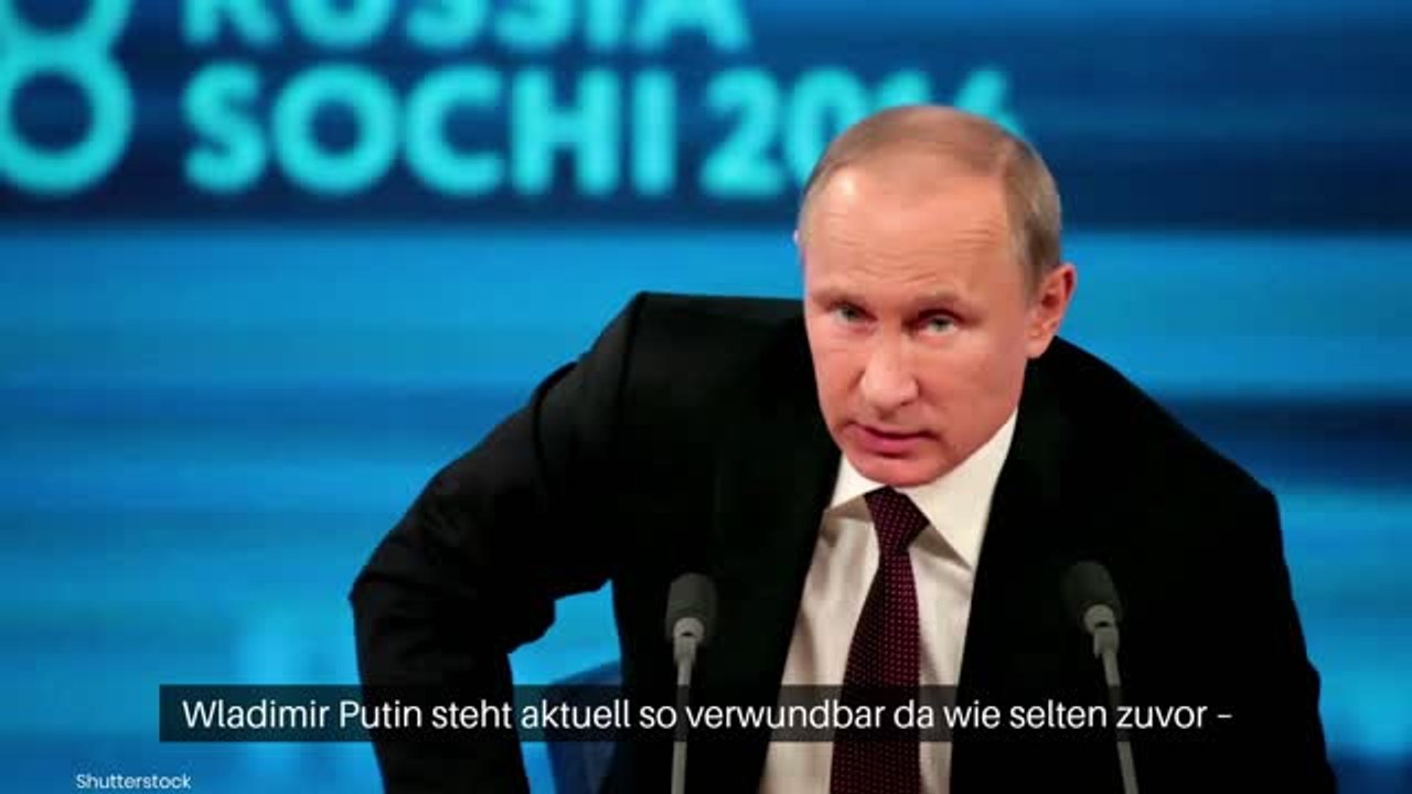 No glomex Wladimir Putin: Kremlchef verwundbar wie nie