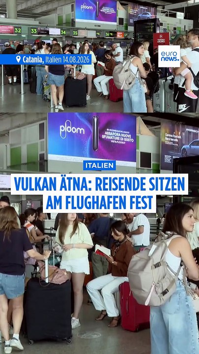 Ätna-Asche legt Siziliens verkehrsreichsten Flughafen lahm