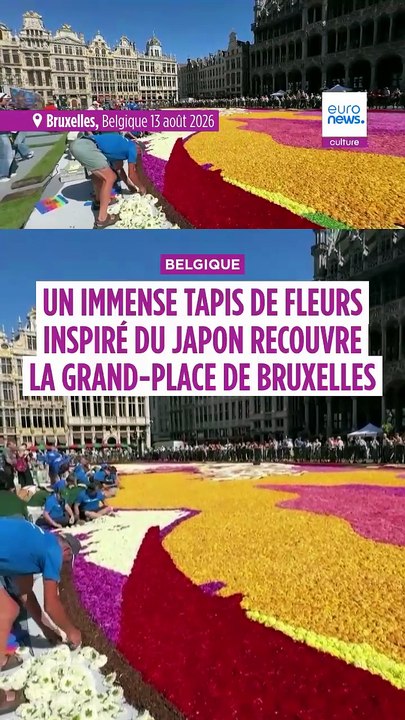 La Grand-Place de Bruxelles devient un immense...