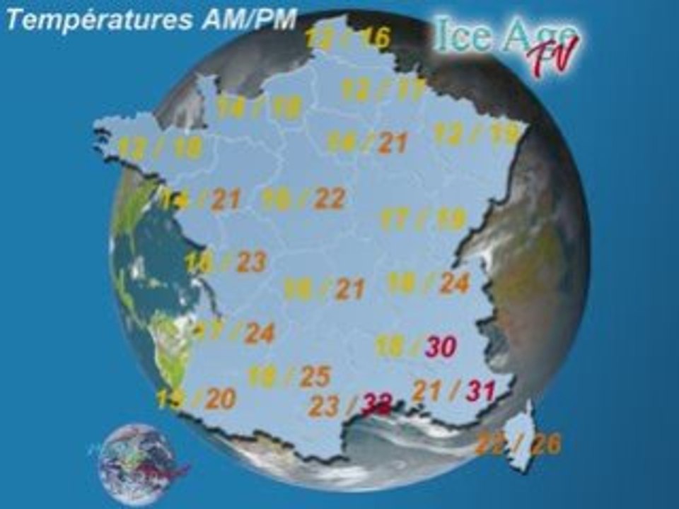 Meteo du Jeudi 17 juillet 2008