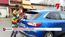 Embouteillages à Abidjan : quand les grandes artères deviennent un espace de travail.