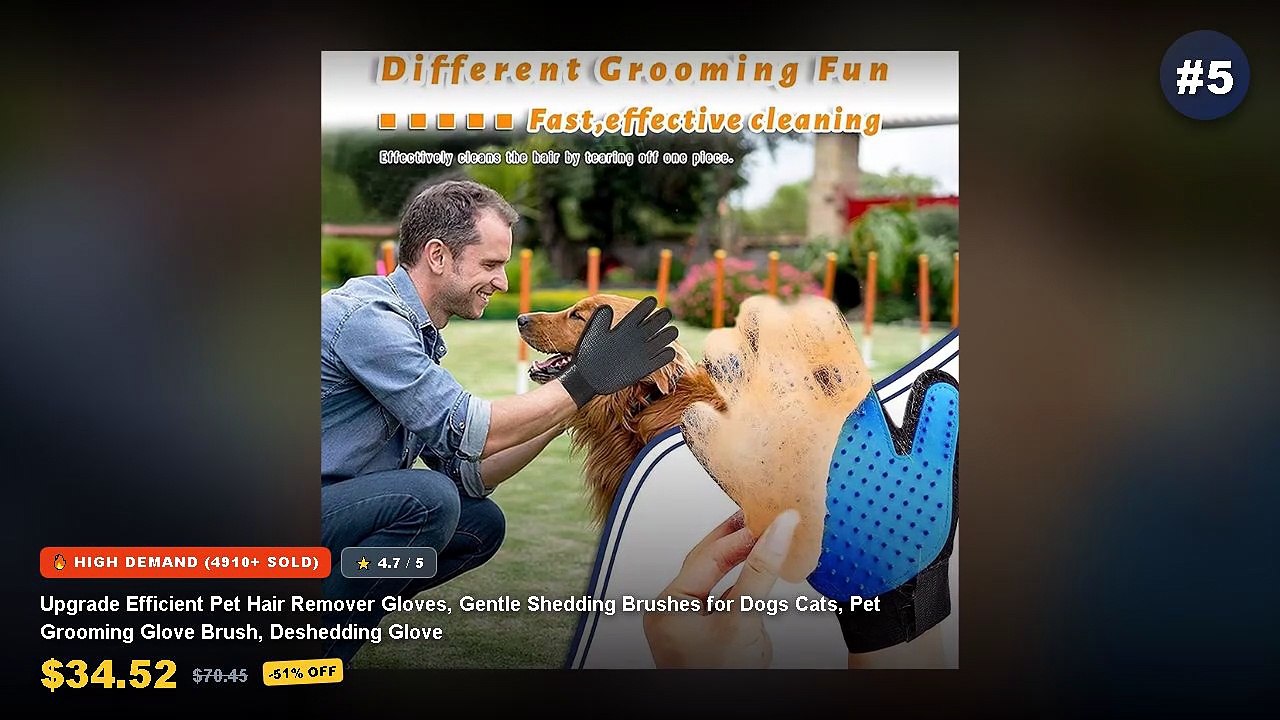 Cheap & Best Pet Grooming Gloves And Deshedding...