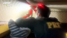 PRF encontra 132 kg de cocaína escondidos no teto de carreta na BR-277