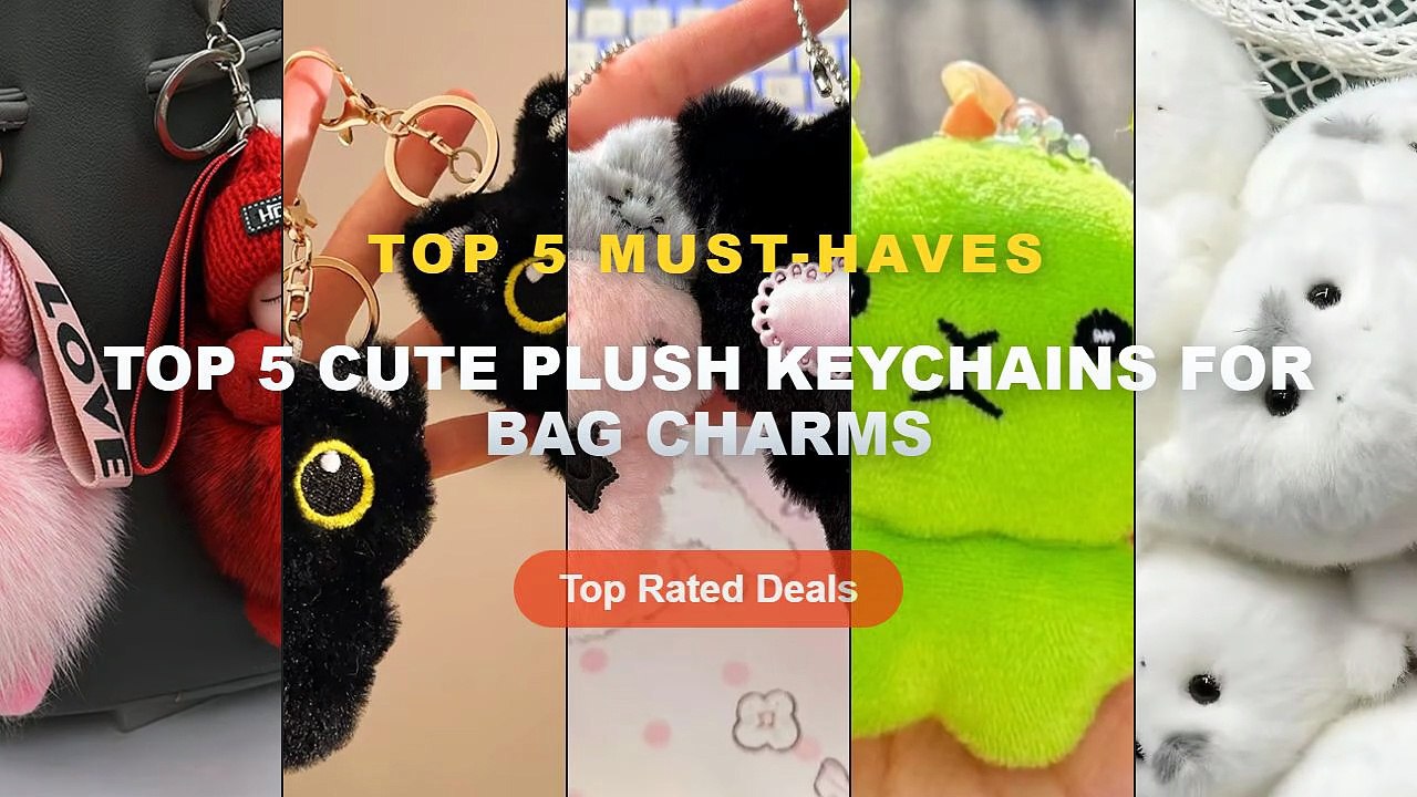 Top 5 Cute Plush Keychains For Bag Charms: Top...