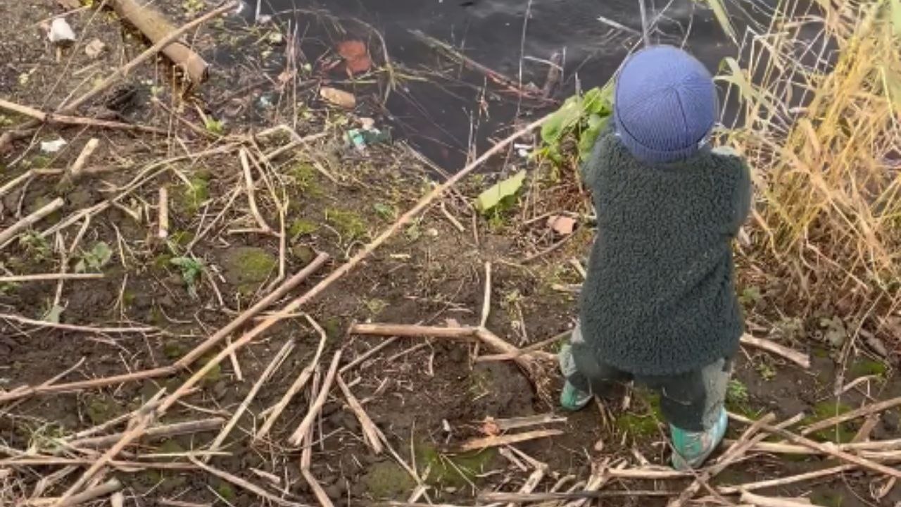 Father Assists Son in Landing His First Pike with Jerkbait