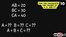 #MostPeopleFail 😈🤭 Can you calculate the values of A, B, and C? (Part 10) 🔠