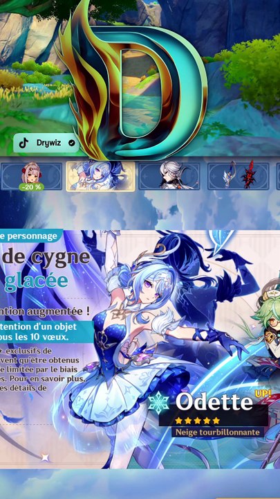Invocations Odette Genshin Impact Fr chance inc...