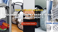 Why Everyone Is Buying Foldable Laundry Baskets For Small Apartments - Foldable Plastic Laundry Hamper, Ventilated Space...