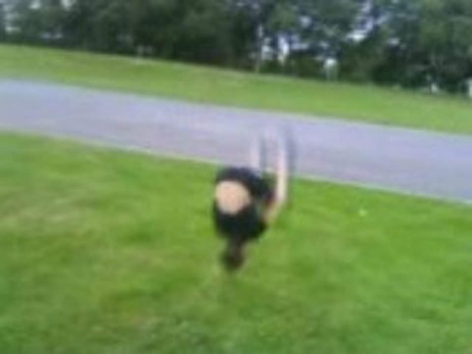 Salto arriere sans apuis